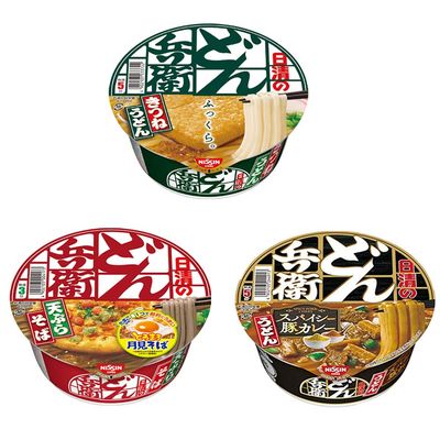 Donbei Assortment 3.0oz 3Types japanese Instant Noodle Ninjapo