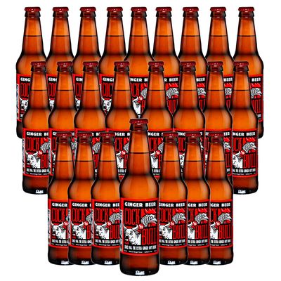 Cock n Bull Ginger Beer 24 Pack 12oz Soda Bottles - Ideal Mixer for Cocktails, Mocktails, and Bartenders - Premium Quality for Perfect Mixed Drinks - Refreshing Flavor Profile- Made In USA