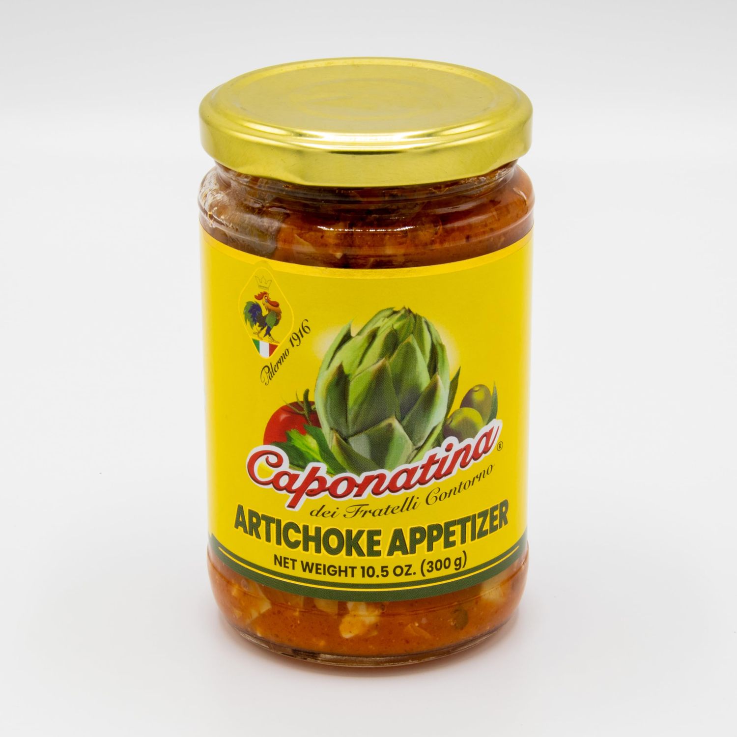 Contorno Caponatina Artichoke Appetizer 10.5 oz Great for Bruschetta Made in Italy