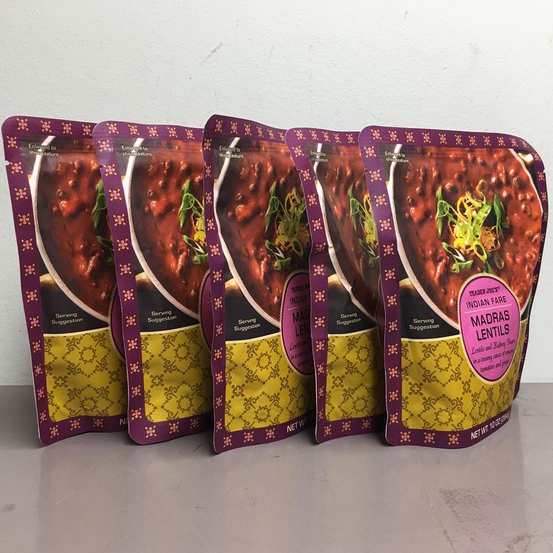 Trader Joe&#39;s Indian Fare Madras Lentil - 10 Oz. (5-pack)