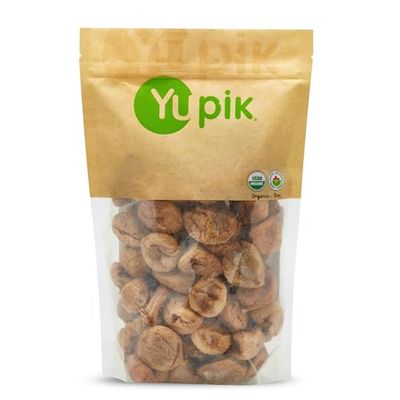 Yupik Organic Natural Figs, 2.2 lb, Gluten-Free, Non-GMO, Vegan, Whole Dried Fruits, Naturally Sweet, No Sulphites, No Added Sugar, Good Source of Fiber, Healthy Snacks, Ideal for Baking