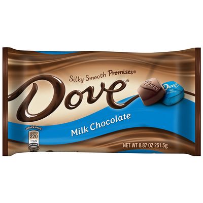 DOVE PROMISES Milk Chocolate Candy 8.87-Ounce Bag (Pack of 12)