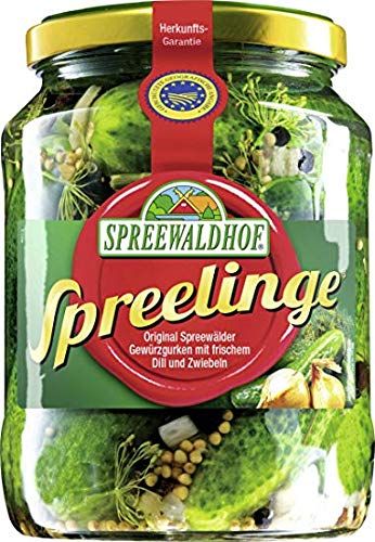 Spreewaldhof Spreelinge Cornichon Gherkins Spreelinge Spreewald 670g From Germany