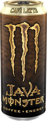 Monster Energy Java Caf Latte, Coffee + Energy Drink, 15 Ounce (Pack of 12)