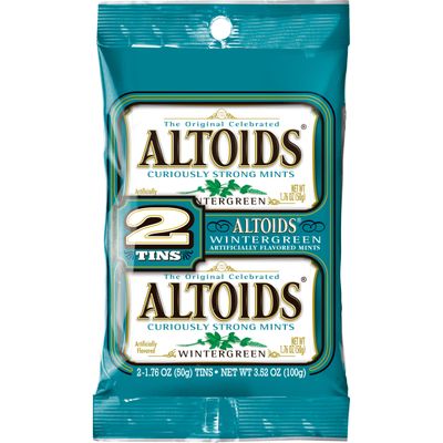 Altoids Wintergreen Mints, 1.76 ounce (2 Packs)