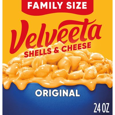 Velveeta Shells &amp; Cheese Original Shell Pasta &amp; Cheese Sauce Value Size, 24 oz Box