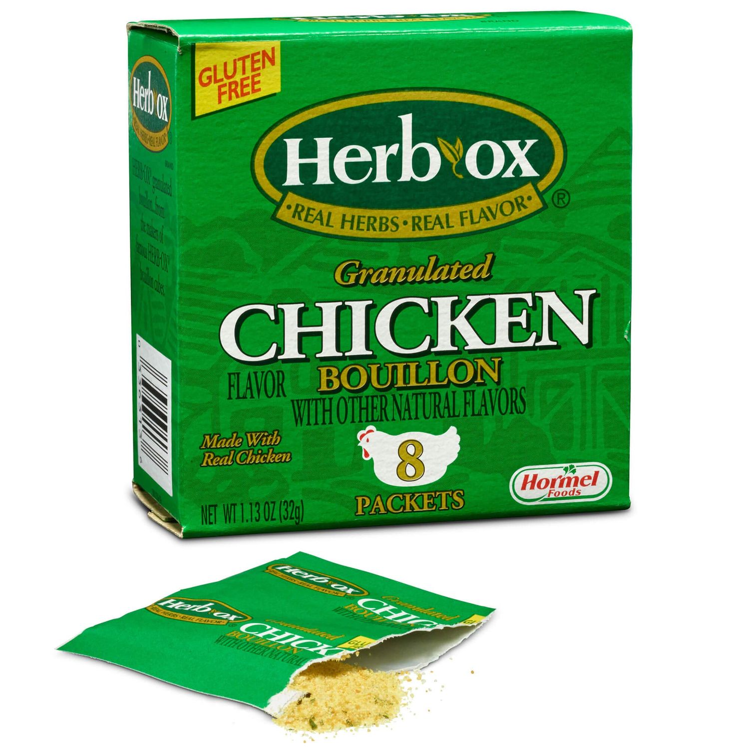 Herb-Ox Bouillon Packets Chicken Instant Broth &amp; Seasoning 1.13 oz box