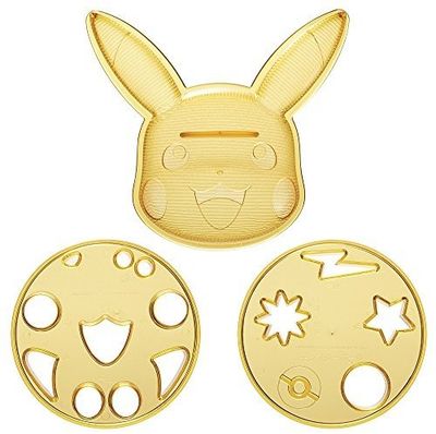 Skater character curry pilaf Rice vegetables die cut 3 piece set Pokemon LCR3