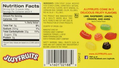 JujyFruits Chewy Fruity Candy (5 oz Boxes) 3 Pack