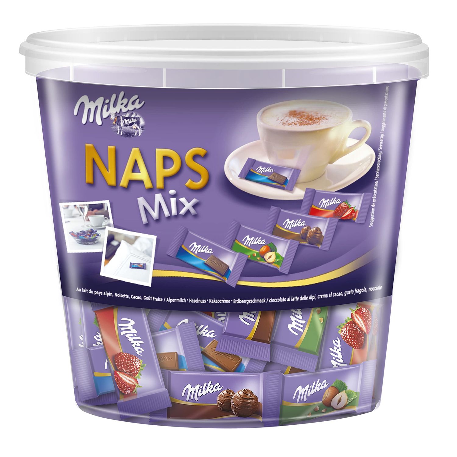 Milka Naps Mix Dose Ideal frs Bro, 1er Pack (1 x 1 kg)