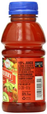 Langers Juice Cocktail, Kiwi Strawberry, 10 Ounce (Pack of 12)