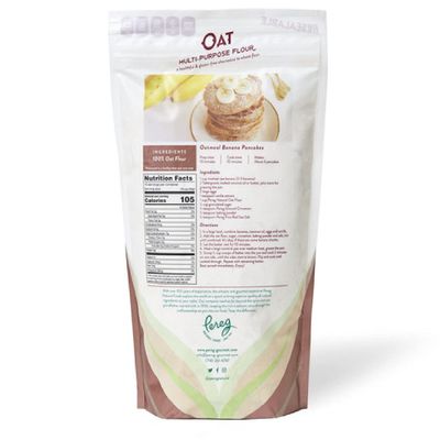 Multi-Purpose Oat Flour (14 oz) - Made From Fresh Whole Grain Oats - Use in Cakes, Cookies, Bread, Pancakes - Vegan, Non-GMO, Grain Free, Nut Free &amp; Gluten-Free Flour