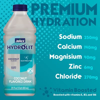 Jumex Hydrolit Coconut Flavor 21.1 fl oz 12-Pack