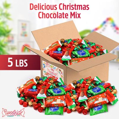 Chocolate Candy Individually Wrapped - Candy Sweets - Chocolate Candy Bulk Variety Pack York, Kisses Chocolate, Peanut Butter, 5lb