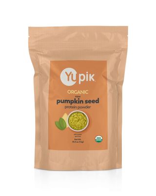 Yupik Organic Plant Based Raw Seeds Protein Powder, Pumpkin, 65% Eu, 2.2 lb, Non-GMO, Vegan, Gluten-Free, Pack of 1