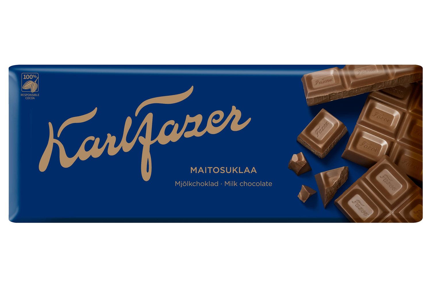 Karl Fazer Blue Original Finnish Milk Chocolate Bar 200g (7,05oz)