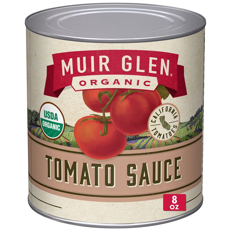 Muir Glen Vine Sweetened Organic Tomato Sauce, 8 oz