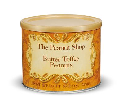 The Peanut Shop of Williamsburg Butter Toffee Peanuts, 10.5 ounces