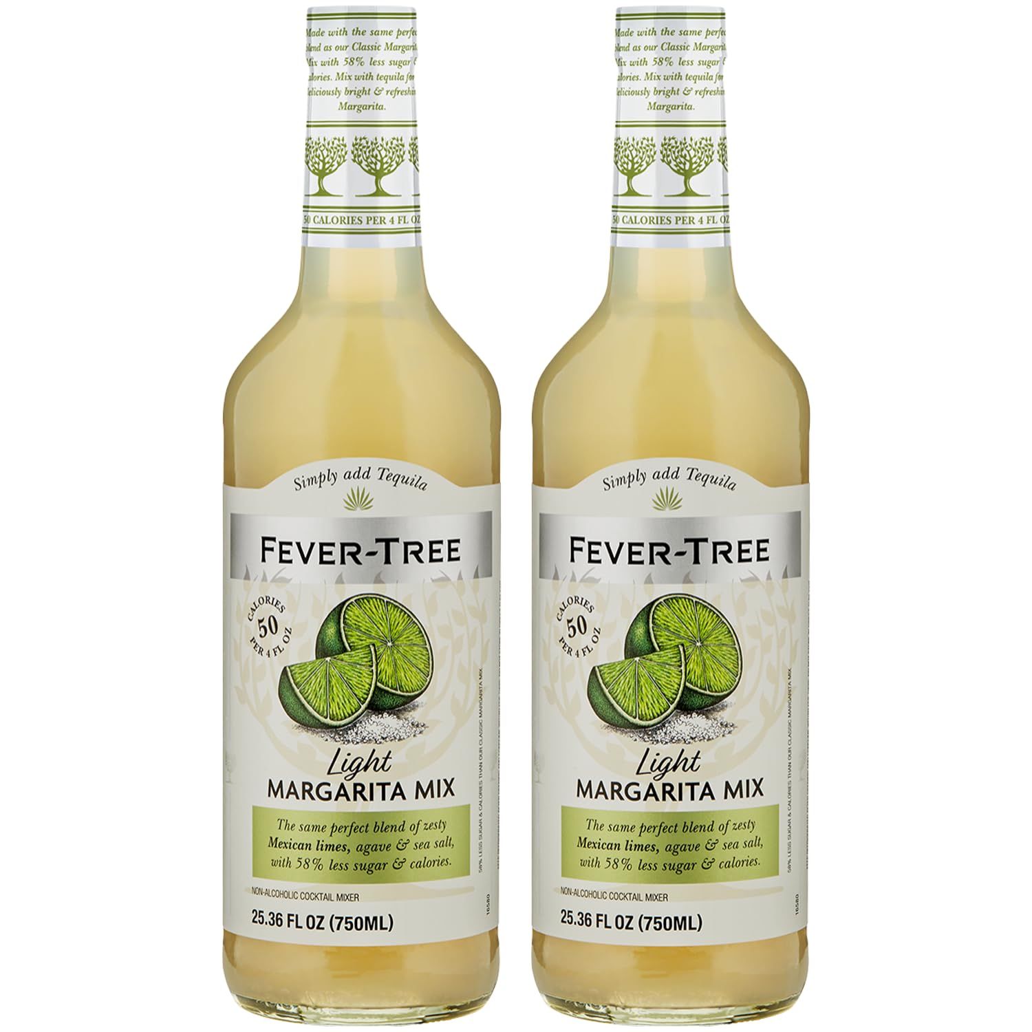 Fever Tree Light Margarita Mix - Premium Quality Mixer- Refreshing Beverage for Cock-tails &amp; Mocktails 750ml Bottle