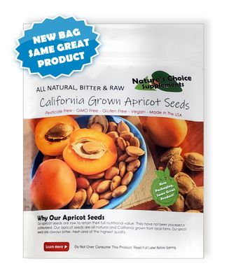 Apricot Seeds California Grown Bitter Raw 100% All Natural From Organic Farms 8 OZ