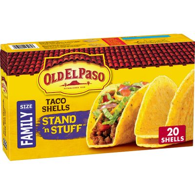 Old El Paso Stand &#39;N Stuff Taco Shells, Gluten Free, Family Size, 20-count