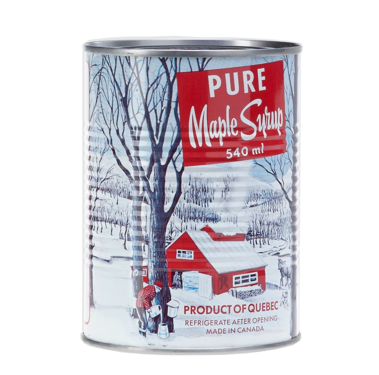 Brien 100% Pure Maple Syrup | Gluten Free Vegan Syrup | Maple Syrup Dispenser Refill | Real Maple Syrup Can Product From Canada 540ml / 18.25 Ounces (Pack of 1)