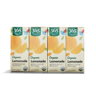 365 by Whole Foods Market, Featuring Wild Kratts, Fruit Juice Sweetened Lemonade (8 - 6.75 Fl Oz Boxes), 54 Fl Oz