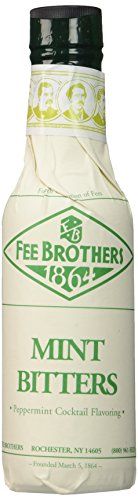 Fee Brothers Mint Cocktail Bitters - Aromatic Cocktail Mixer &amp; Concentrated Flavoring, Gluten Free, Vegan-Friendly, 5 fl oz