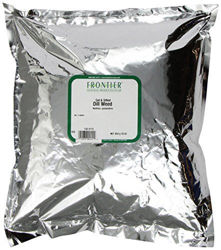 Frontier Co-op Dill Seed, 1-pound Bulk Bag, Cut &amp; Sifted, Delicate Flavor Pairs with Salads, Sauces and Fish, Kosher