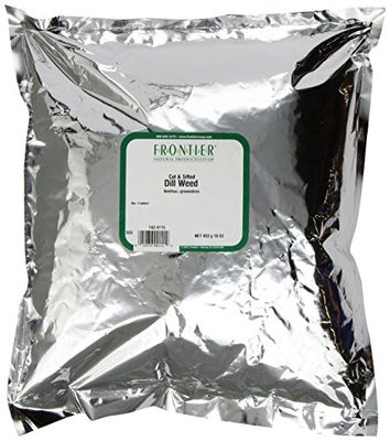 Frontier Co-op Dill Seed, 1-pound Bulk Bag, Cut &amp; Sifted, Delicate Flavor Pairs with Salads, Sauces and Fish, Kosher
