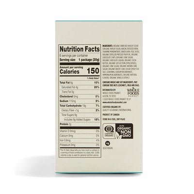 365 by Whole Foods Market, Organic Chocolate Chip Cookie Bites, 6.3 Ounce