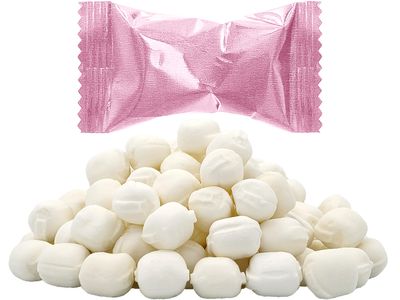 The Dreidel Company Pastel Pink Buttermints, Mint Candies, After Dinner Mints, Butter Mint Candy, Fat-Free, Individually Wrapped (275 Pieces)