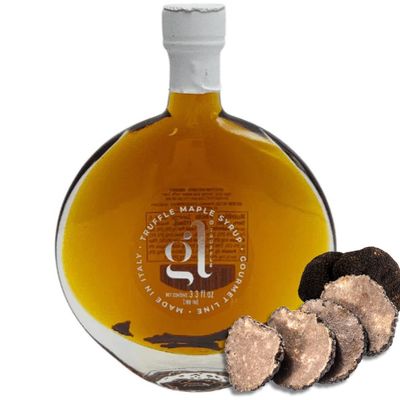 Gourmet Truffle Maple Syrup 100 ml (3.4 oz), Pancakes, Flavor Cocktails, Wafles, Product of Italy, Non-GMO by GL Truffle Gourmet Line