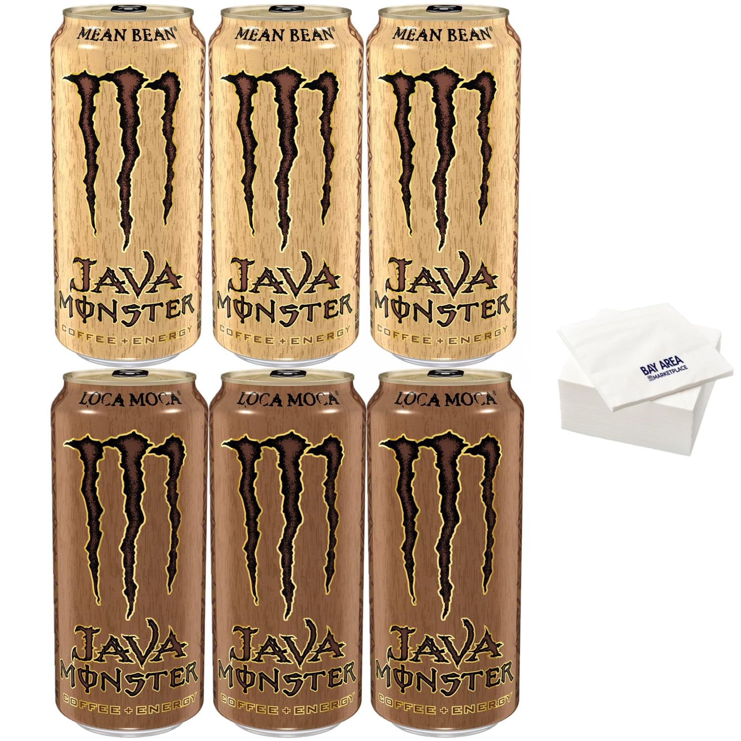 Monster Java (Coffe+Energy) 6 pack (6 pack, Java Variety)