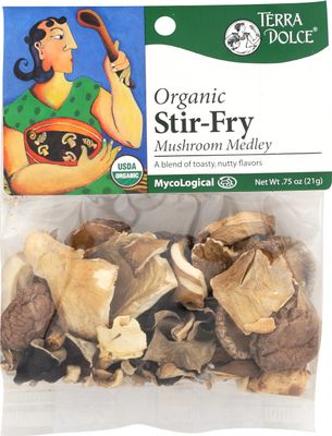 Terra Dolce Organic Stir-Fry Mushrooms, 0.75 Ounce