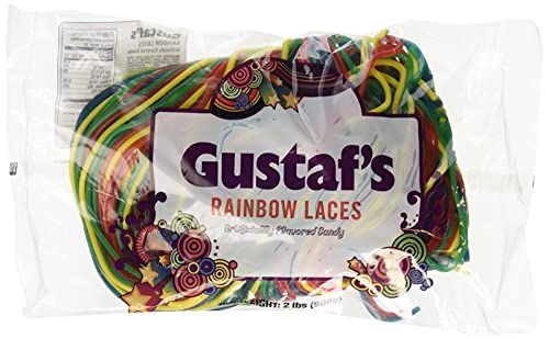 Gustaf&#39;s Rainbow Licorice Lace - 2 Lb. Bag