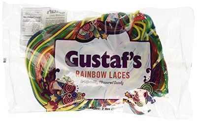 Gustaf&#39;s Rainbow Licorice Lace - 2 Lb. Bag