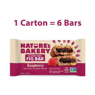 Nature's Bakery Raspberry Fig Bar, 6 Count, 2 Ounce
