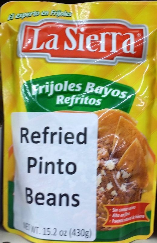 La Sierra, Refried Pinto Beans Microwave Pouch, 12 Ounce