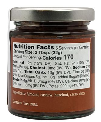 Nutural World - Smooth Nutty Chocolate Spread 6 Oz (170g)