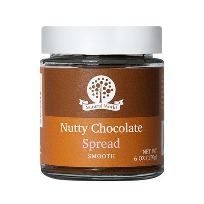 Nutural World - Smooth Nutty Chocolate Spread 6 Oz (170g)