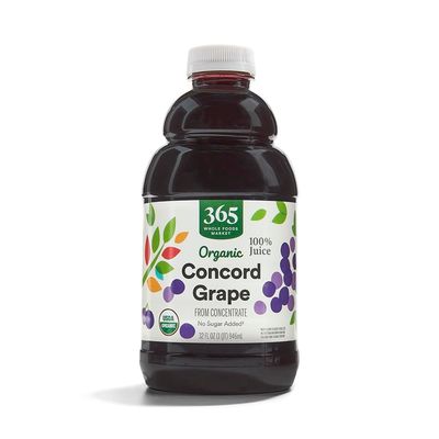 365 by Whole Foods Market, Organic 100% Juice from Concentrate, Concord Grape, 32 Fl Oz