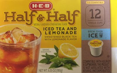 H.E.B. Half &amp; Half Ice Tea and Lemonade single cups
