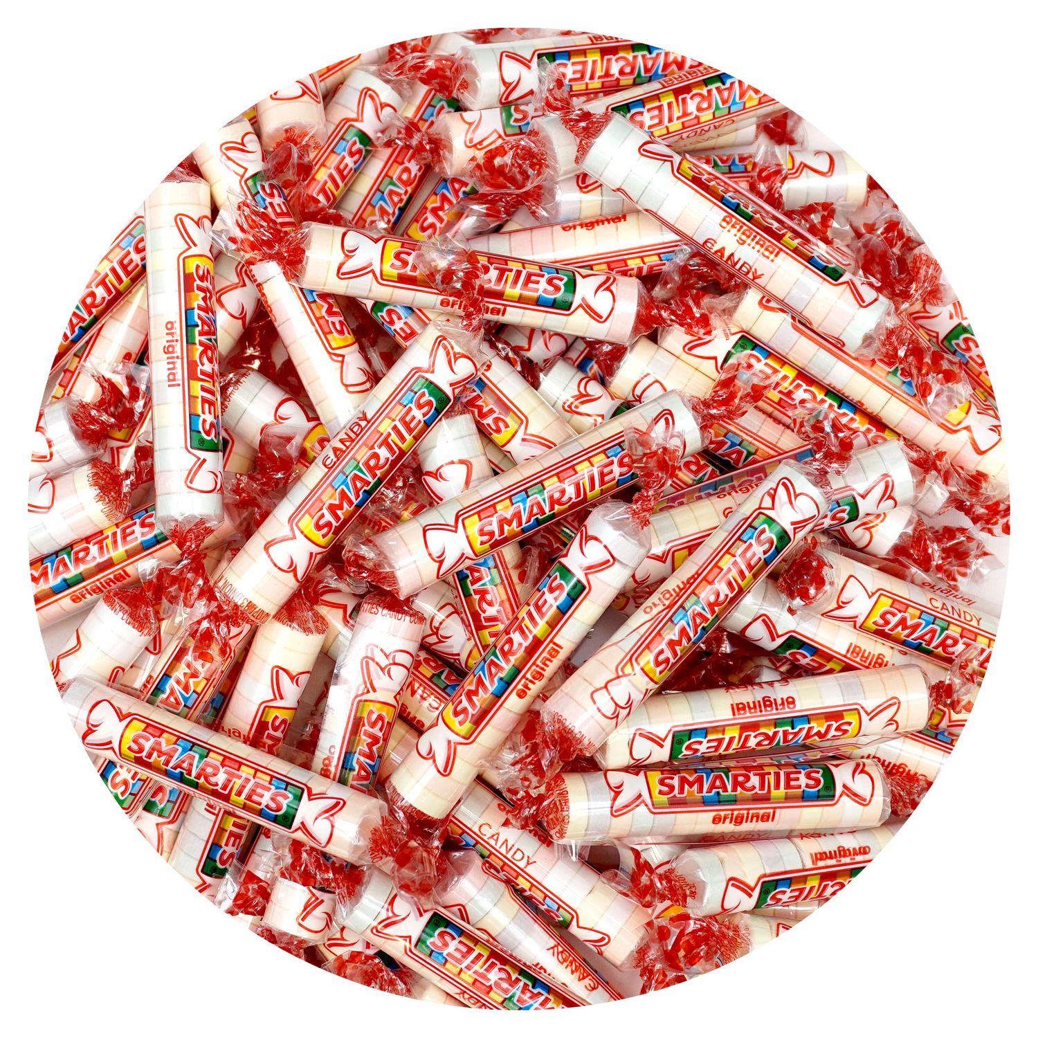 Smarties Candy Rolls, 1 Pound Bulk Bag (Approx. 60 pieces), Individually Wrapped Hard Candy