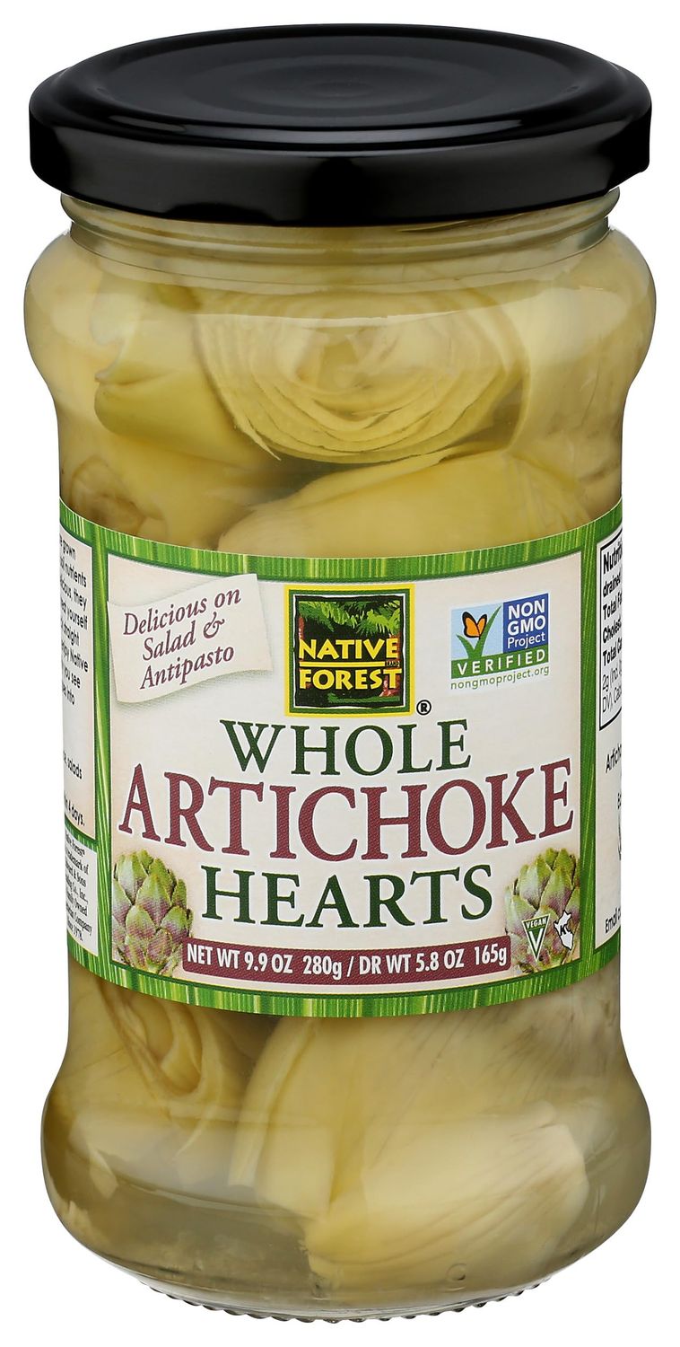 NATIVE FOREST Whole Artichoke Hearts, 9.9 OZ