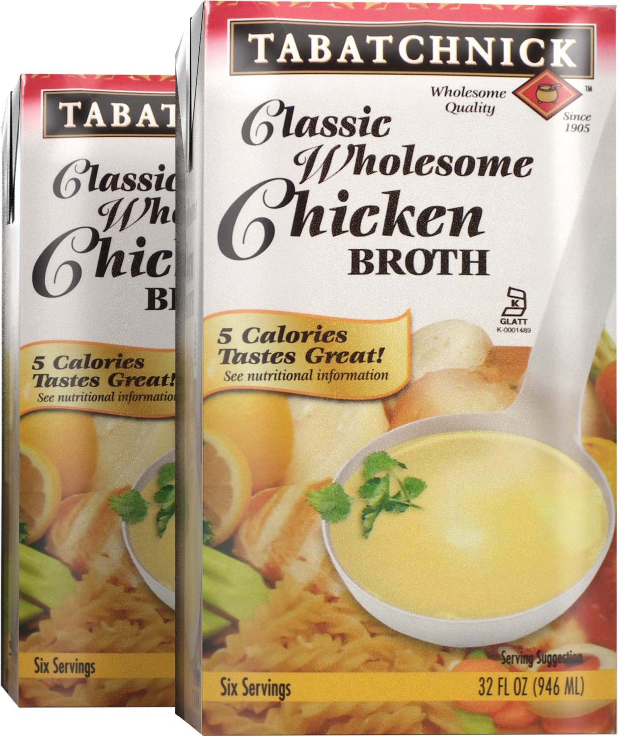 Tabatchnik Organic Classic Real Chicken Broth, 32 Ounce (Pack of 12)