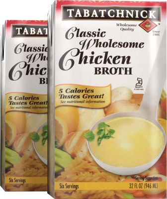 Tabatchnik Organic Classic Real Chicken Broth, 32 Ounce (Pack of 12)