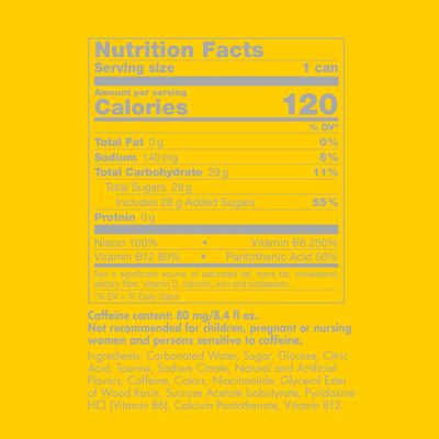Red Bull Yellow Edition Energy Drink, Tropical, with 80mg Caffeine plus Taurine &amp; B Vitamins, 8.4 Fl Oz, 6 Packs of 4 Cans (Pack of 24)