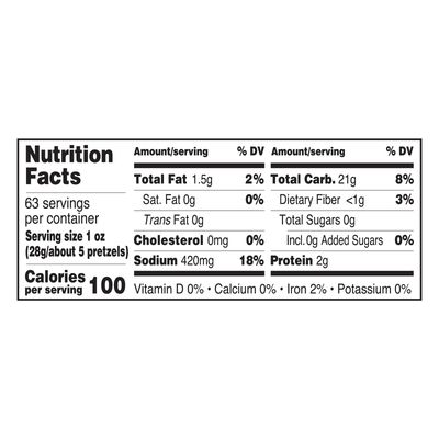 Utz Sourdough Specials Pretzels, Original, 63 oz. Barrel, Classic Pretzel Knot with Rich Sourdough Flavor, Resealable Container, Tasty Party Snack with Zero Cholesterol