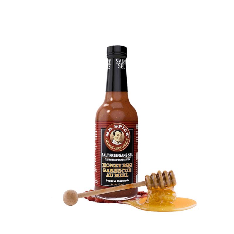 Mr. Spice Organic - Salt Free Sauce (13.5 Ounce (Pack of 1), Honey BBQ)